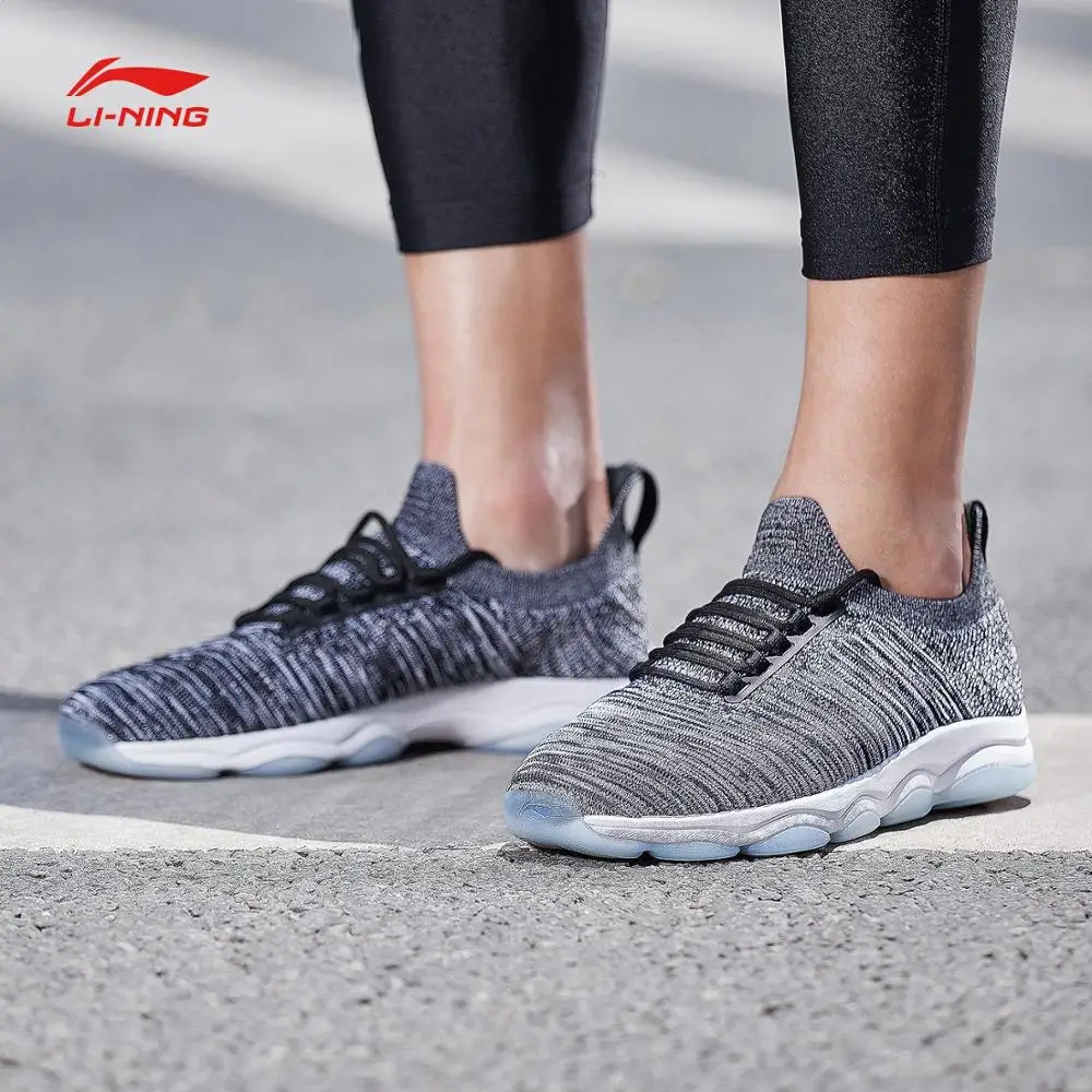 Мужская тренировочная обувь Li Ning дышащая спортивная с подкладкой из мононити