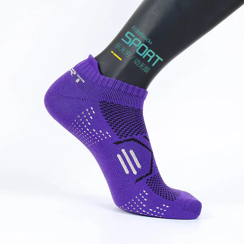 Breathable Bright Color Athletic Ankle Socks - Women's Outdoor Sports No Show Socks