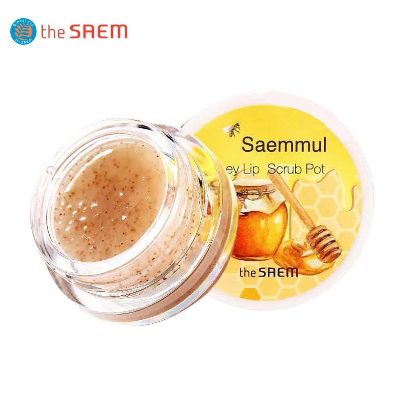 TheSAEMSaemmulhoneylipscrubpot7gKoreanLipExfoliatingScrub