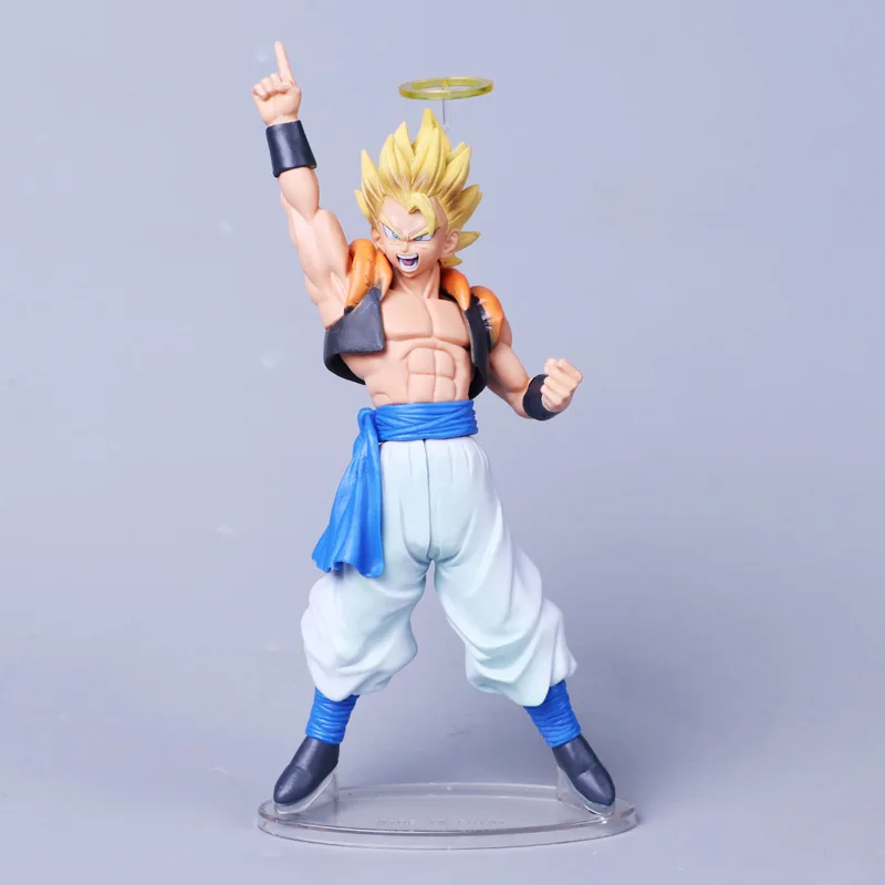 Аниме Dragon Ball Z ПВХ Модель DBZ Gogeta Вегета Сон Гоку Fusion Angel Aura Супер Saiyan шоколадная фигурка Com Действие рис - Цвет: Opp Bag