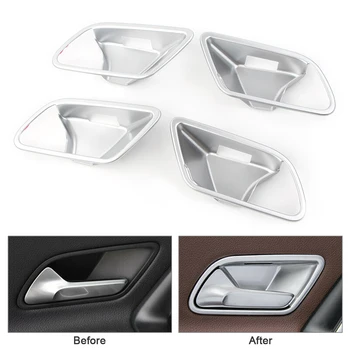 

For 2019 Mercedes Benz W177 A-Class A200 A220 A250 Chrome Car Inner Handle Bowl Covers ABS Plastic 4pcs/Set