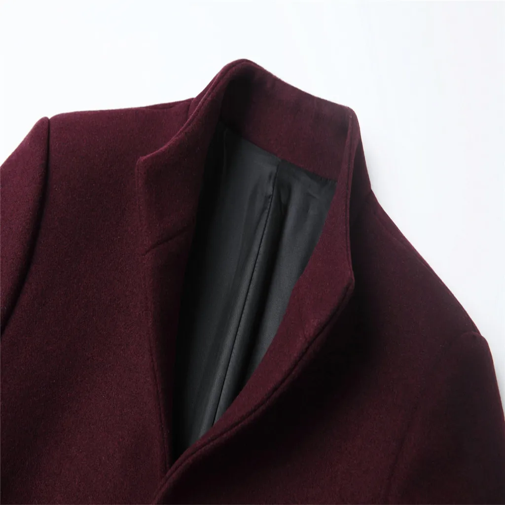 Мужской повседневный Тренч, модное деловое длинное приталенное пальто высокого качества, деловая повседневная куртка, верхняя одежда