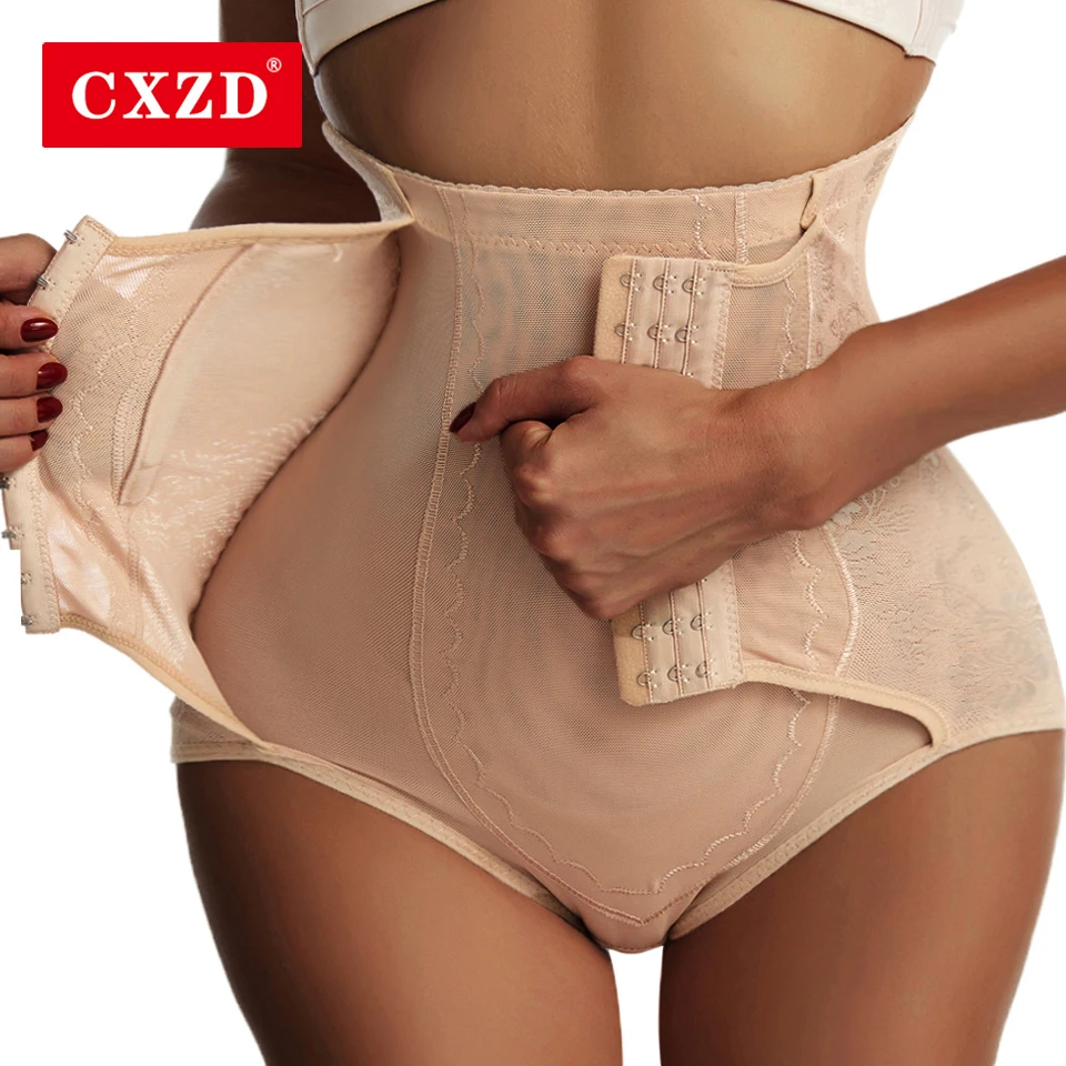 CXZD Shaper Panties Sexy Waist Shapers Body Shaper with Hook Double Control  Panties Women Shapewear Waist Trainer Slim Girdle