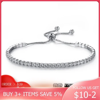 

CodeMonkey 7 Color Style Simple Clear Crystal Zircon Bracelet For Women Adjustable Bracelet Jewelry 2020 New Design CMB76