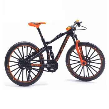 

1:10 Scale Desktop Mountain Bike Mini Fashion Alloy Bicycle Model Racing Toys Simulation Collection Gifts Vehicles Diecast