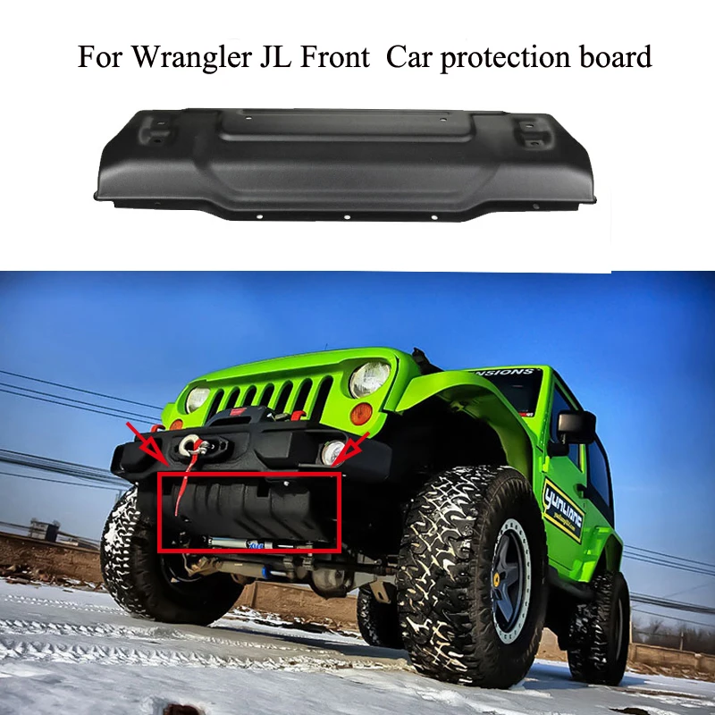 Bolaxin автомобильный защитный щит передний/задний внедорожный бампер для крепления лебедки щетка защита с бревном светильник для Jeep Wrangler JL