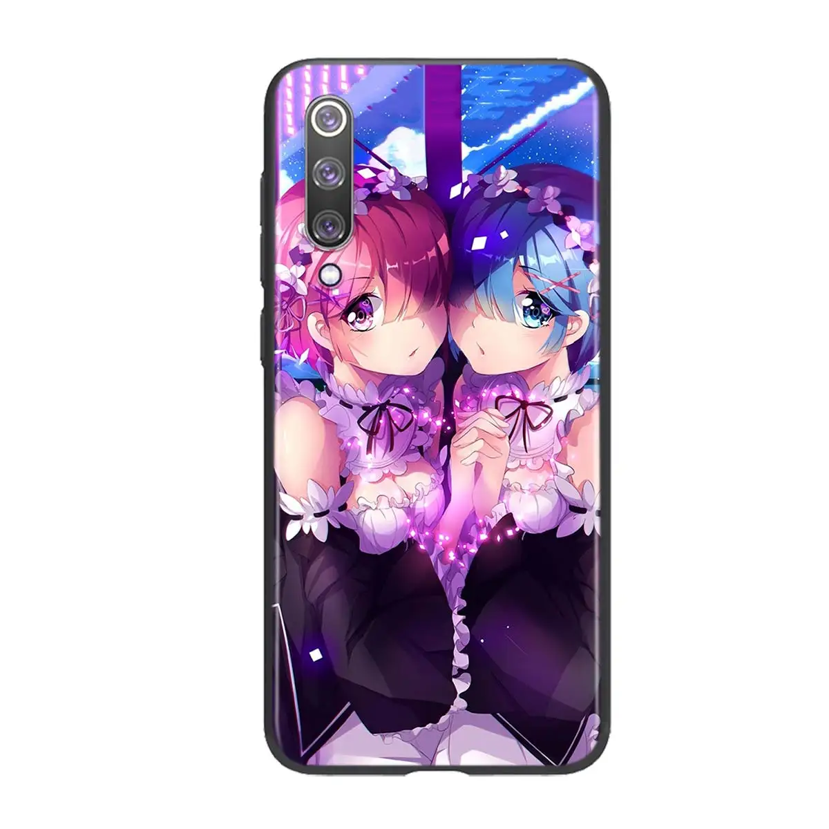 xiaomi leather case charging Anime Lại Bằng Không Rem Cho Xiaomi Mi 11 10T Note 10 Poco X3 NFC M2 X2 F2 C3 M3 chơi Pha 3 A2 8 Lite Pro Ốp Lưng Điện Thoại xiaomi leather case glass Cases For Xiaomi