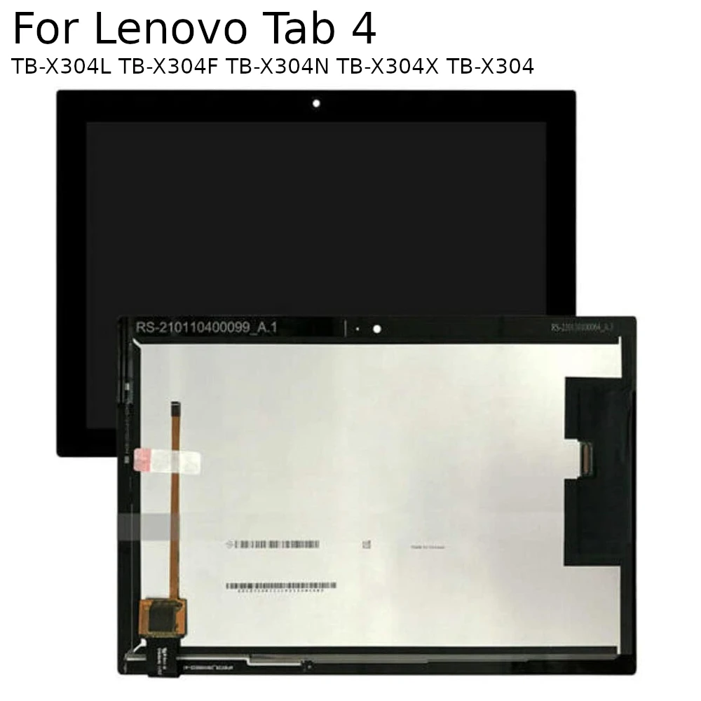 Сенсорная панель ЖК-дисплей 10 1 ''дюйма для планшета Lenovo Tab 4 ТБ-X304L TB-X304F TB-X304N