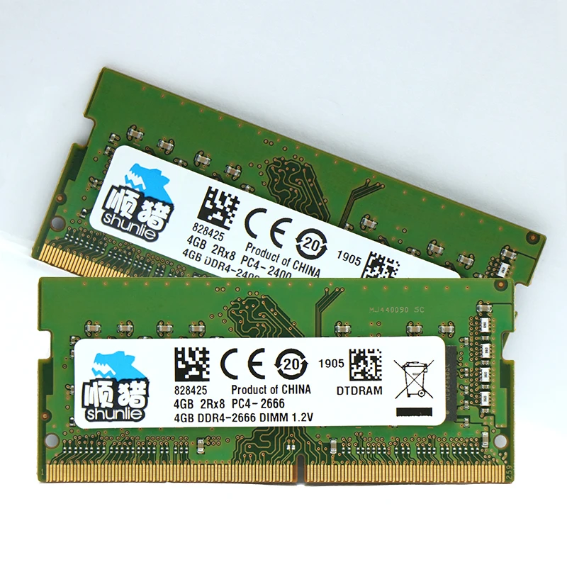 

DDR4 4GB SODIMM 2400MHz 2666MHz 2133MHz 1.2V Memory Ram Notebook