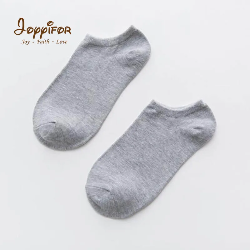 Joyifor/1 пара, однотонные полосы, женские носки, носки для мальчиков и девочек, женские хлопковые летние носки, 1 пара ярких цветов