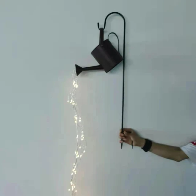 T84E Bunch Lights Waterfall Vízálló Karácsonyi Szőlő Lámpák Szoba Kültéri Beltéri Fa Dekoráció Esküvő