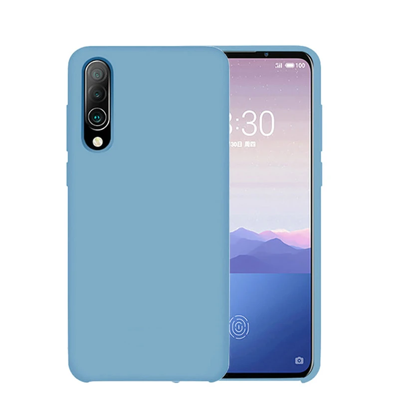MEIZU 16s чехол, официальный,, не оставляет отпечатков пальцев, мягкий, противоударный, жидкий, силиконовый, однотонный, Meizu 16xs чехол для телефона