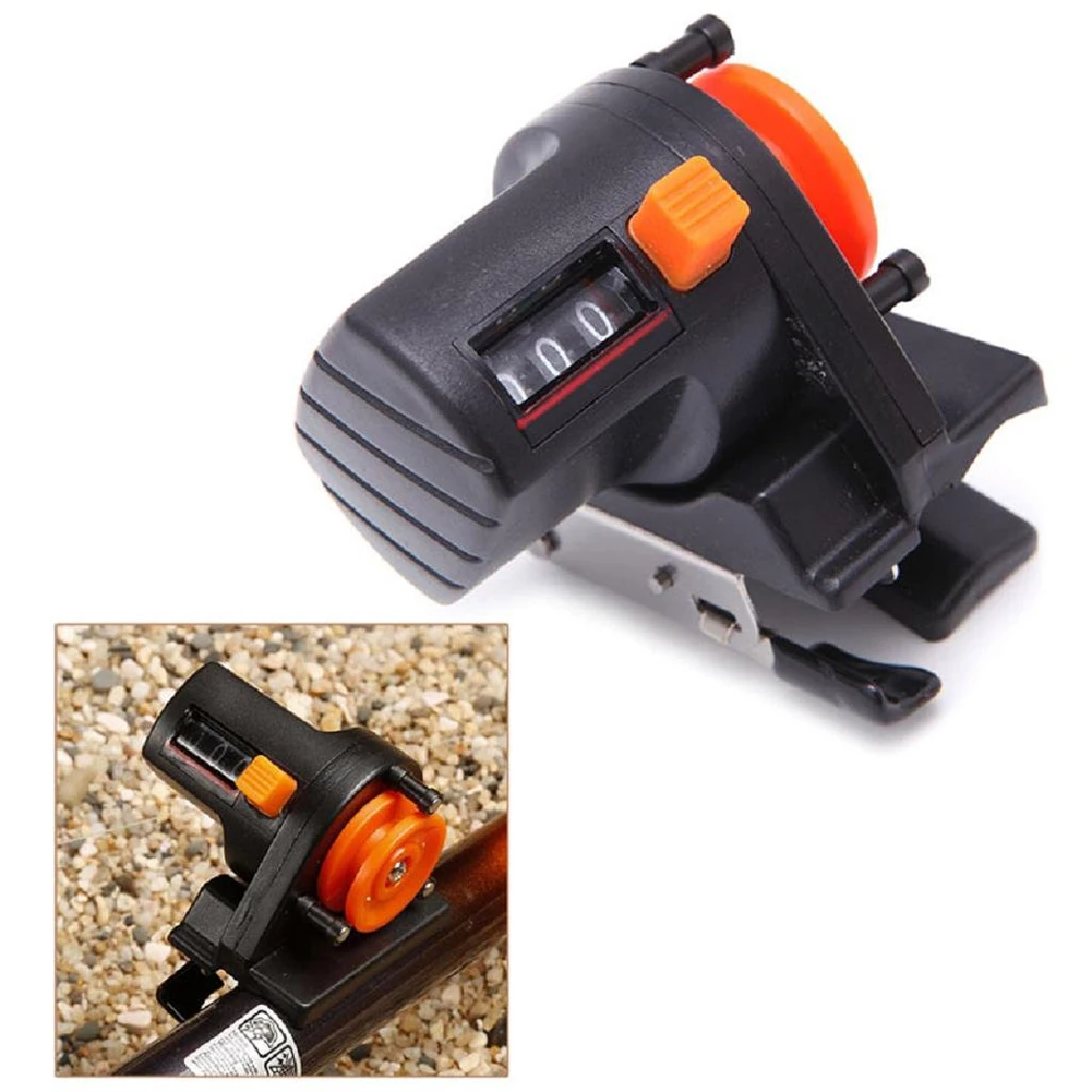 Ferramenta de Pesca Novo 6cm Pesca Linha Profundidade Finder Contador Enfrentar Comprimento Calibre Equipamento Ferramenta 2021 1 Pçs 0-999m 6 linha profundidade finder contador ferramenta de pesca