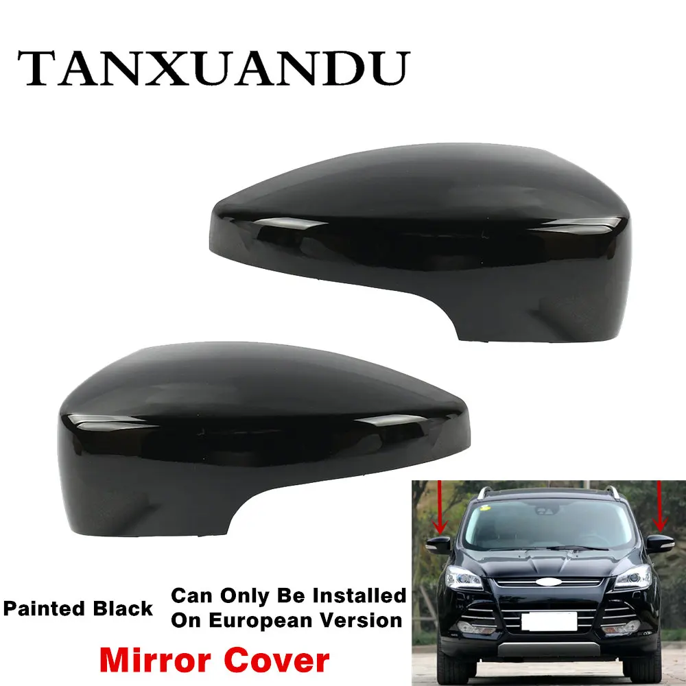 Panther Black Ford Left Hand Door Mirror Cover for S-Max/ Galaxy/ Kuga 