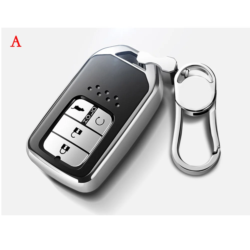 ТПУ чехол для ключей автомобиля ключ чехол оболочка для Smart ключа для Honda Civic CR-V Accord XR-V Spirior 2/3/4 пуговицы автомобильные аксессуары