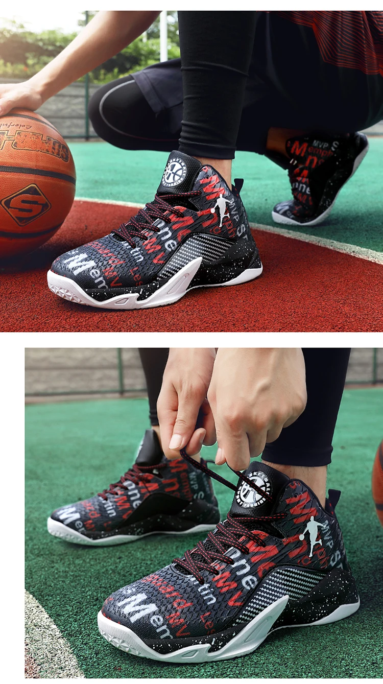 Basket Homme Новинка 2019 года мужские ботинки с высоким берцем обувь Для Мужчин's амортизацию светильник баскетбольные кроссовки тапочки;