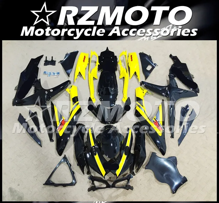 ABS мотоцикл обтекатель комплект для SUZUKI GSXR600 750 K8 2008-2010 год кузов литья под давлением Магазин № 1158
