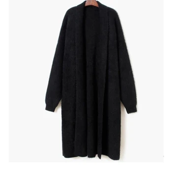 

Women Winter Warm Sweater Cardigan Open Front Long Sleeve Knitted Coat Outwear Casual Cardigan Solid