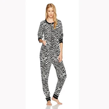 

Black Zebra Stripe Onesies Pajama Kigurumi Casual Long Sleeve Warm Jumpsuit Pajama Comfortable Sports & Leisure Homewear