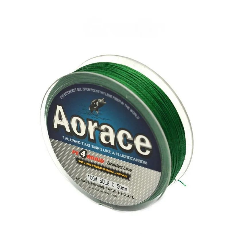 1PC Fishline 100M PE Braided Fishing Line 4 Strands 6-100LB Multifilament Pesca Lines for Carp Fishing Wire Good for Fish Braid