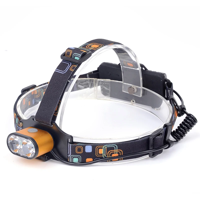 

Litwod Super 50000LM USB Headlamp 2* XM-L2 T6 LED Rechargeable 18650 Headlight Head Light flashlight Torch with charger