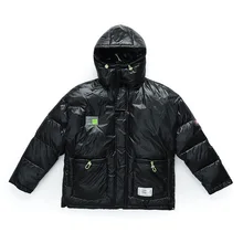 Зимний пуховик, мужское пальто, куртка со стоячим воротником, Короткая свободная парка, Мужское пальто, мужской пуховик размера плюс 047