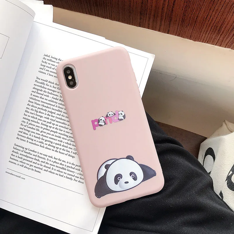Чехол для телефона с милой пандой для huawei P20 P30 Lite Mate20 Pro матовый ТПУ чехол для Honor 20 8X 9XPro Play Nova 3 3i 4 5 задние чехлы