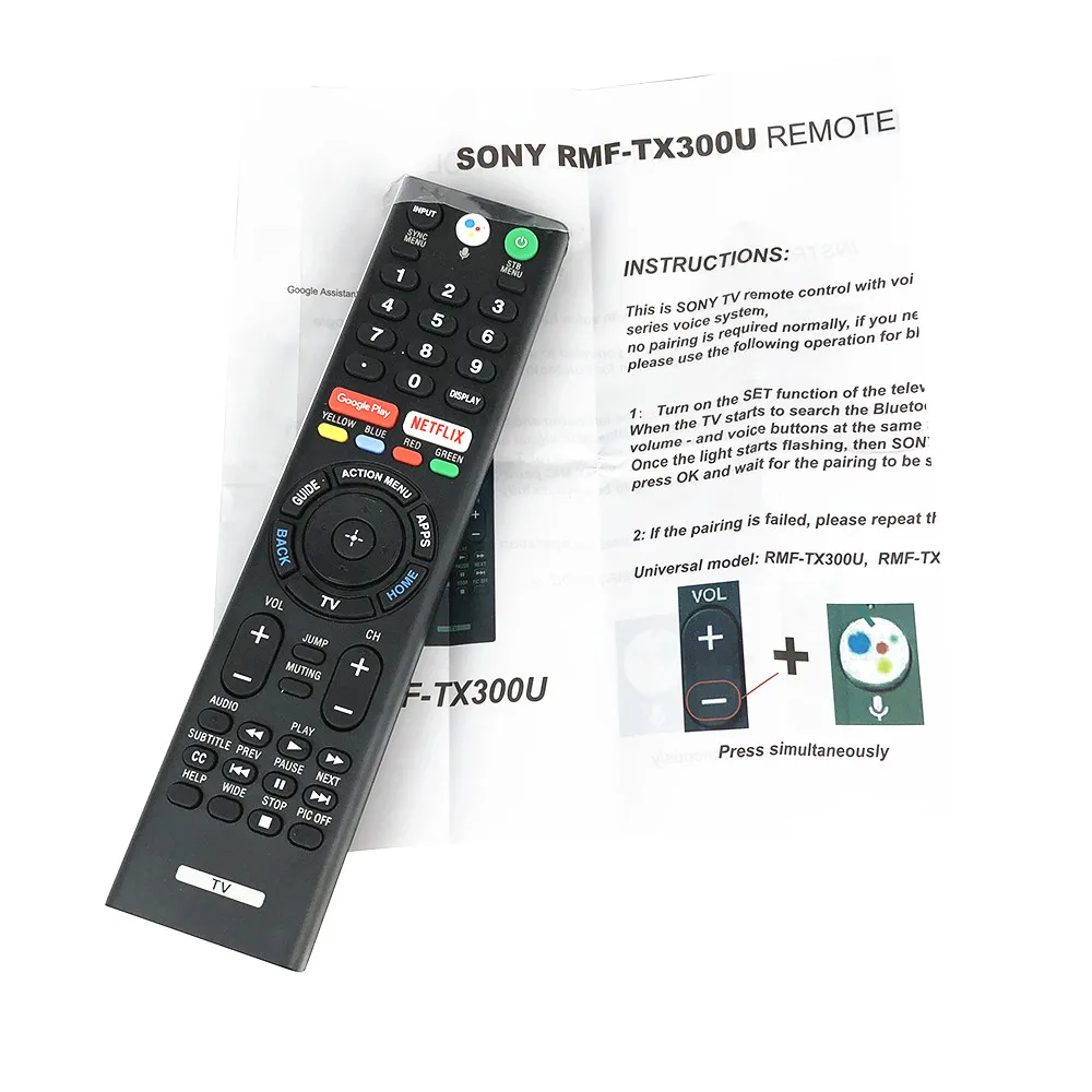 RMF-TX300U RMF-TX600E New replace For Sony  Smart TV LED 4K ULTRA Voice Remote Control KD-75XE9405 KD-65A1 KD-77A1 KD-43XE8004
