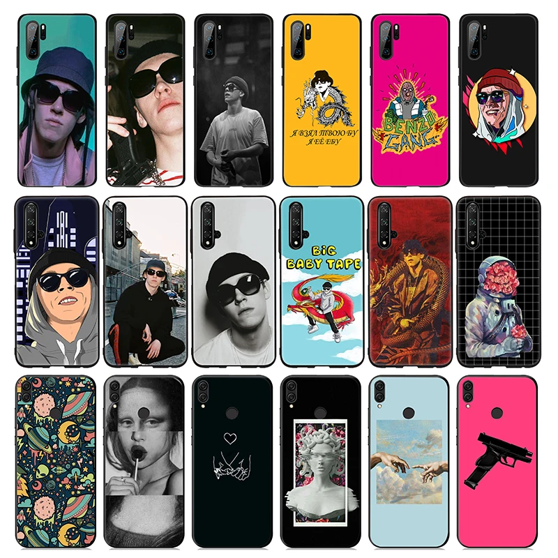 Big Baby Tape Soft Silicone Case for Huawei Mate 30 20 10 Lite Pro Honor Cover |