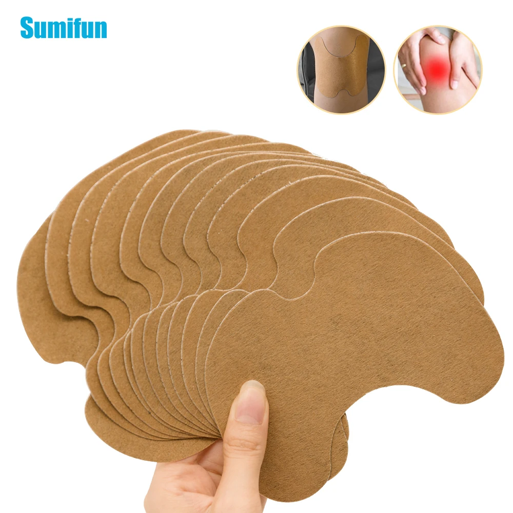 Sumifun 2 шт. травяной коленный пластырь из полыни экстракт для снятия коленного