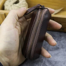 Handma натуральная кожа кошелек для смарт-ключа брелок Карманный Автомобильный держатель для ключей Органайзер держатель для ключей женский чехол для ключей сумка органайзер для ключей