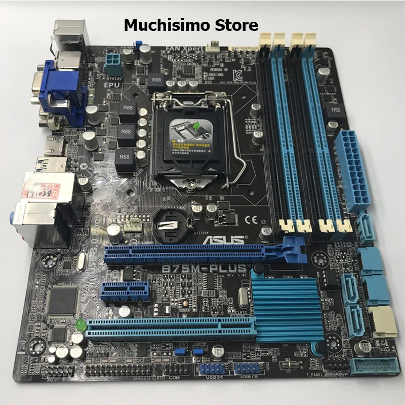 ASUS B75M-PLUS материнская плата для Intel LGA 1155 DDR3 Intel B75 оригинальные платы 32GB USB2.0 USB3.0 материнская плата для настольных ПК, протестированная