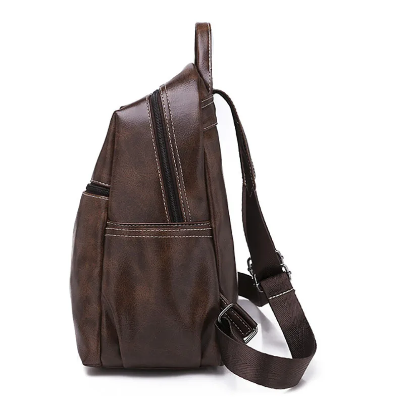 

Casual Ladies Backpack Multifunctional Large Capacity Mom Bag Retro Travel Backpack