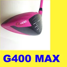G400 Макс Драйвер розовый цвет G400 Гольф клуб драйвер графитовые валы 9/10. 5 Лофт градусов с головной убор