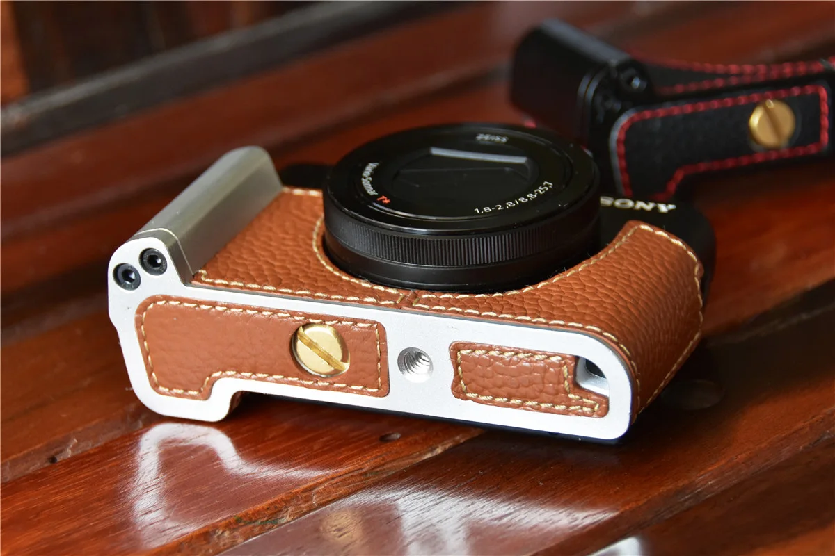 L кронштейн Quick Release/L Пластина для sony RX100 II III IV V VI VII кожаный чехол для камеры Сумка