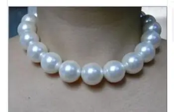 

Natural 17"12-13MM NATURAL SOUTH SEA WHITE PERFECT ROUND GENUINE PEARL NECKLACE Factory Wholesale price Women Gift word Jewelry