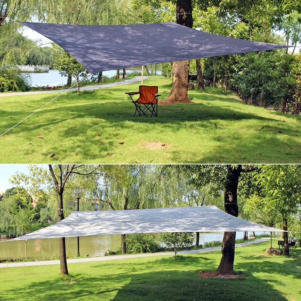 

2019 New Shade Sail Shade Net Triangle Sunshade Canopy Waterproof Polyester Outdoor Sunblock Shade Cloth
