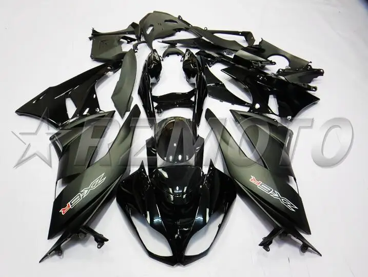 

Injection Mold New ABS Motorcycle Fairings Kit Fit for Kawasaki Ninja ZX-6R 636 2009 2010 2011 2012 bodywork set Black matte