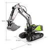 Huina 1593 1558 RC Engineering Truck Machine 2.4G Remote Control Caterpillar Excavator Digger  Alloy Tractor Toys Model 4