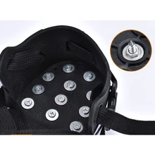 1 пара тяговые кошки бахилы с ремешками универсальные походные альпинистские снежные захваты для прогулок Нескользящие лыжные 32 шпильки для улицы