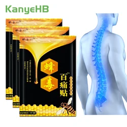 24pcs=3bags Lumbar Spine Joint Pain Relieving Patch Bee Venom Extract Medical Plaster Pain Relief Stickers Knee Arthritis A732