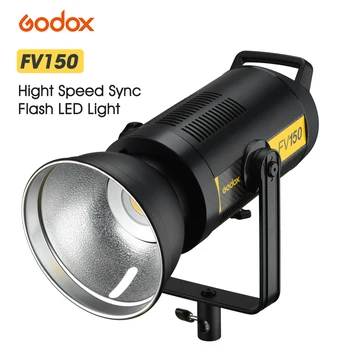 

Godox FV150 1/8000s High Speed Sync Flash LED Light 150W Dimmable 5600K CRI 96+ Built-in 2.4G Wireless Receiver Remote Control
