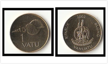 

Vanuatu 1 Watu Coins Oceania New Original Coin Collectible Edition Real Rare Unc Commemorative Random Year