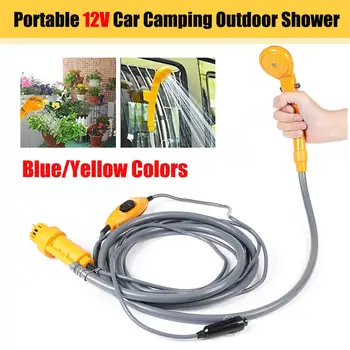 

Portable Car Washer 12V Car Camping Shower Washer Set Electric Pump Outdoor Campers Caravan Hiking Clean Travel Kit