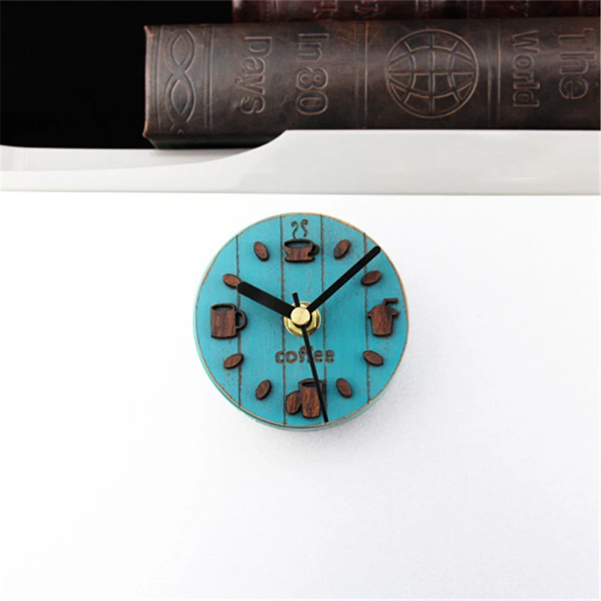 Cafe Mute Refrigerator Magnets Clock Fridge Magnet Souvenir Message Board Sticky Note Home Decoration Coffee Tools For Barista