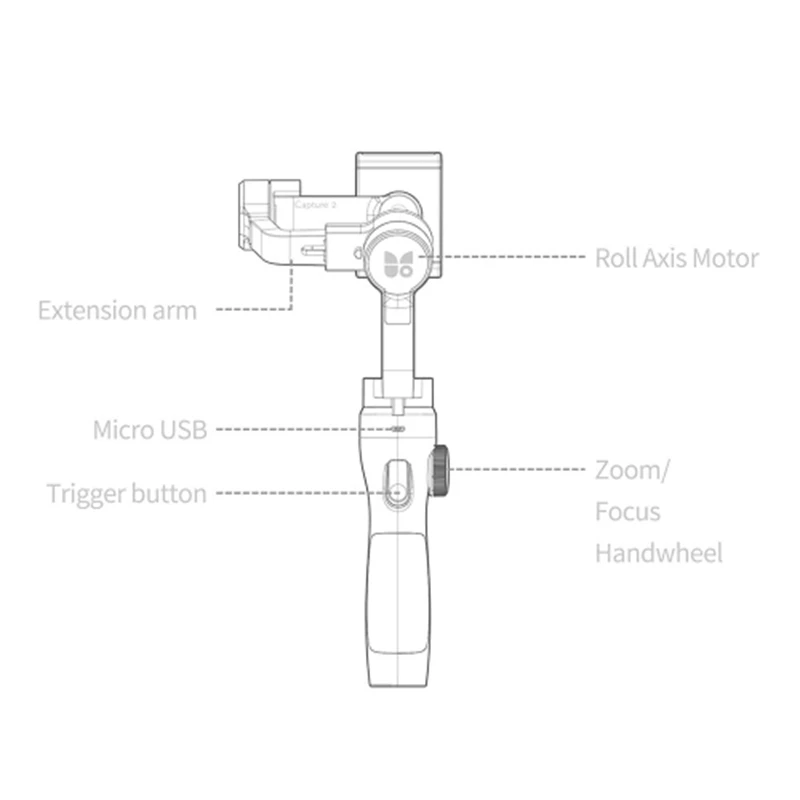 3 оси ручной карданный стабилизатор для смартфона samsung iPhone X XR 8 7 Gopro камера