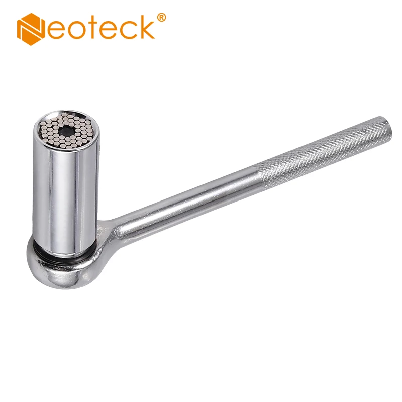 

Neoteck 3 Pcs Power Grip Drill Ratchet Wrench Socket Extension Rod Tools Adapter for Installation and Maintenance