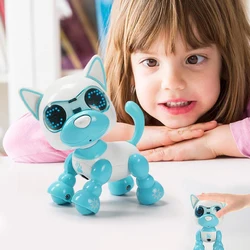 Robô inteligente cão brinquedo inteligente animal de estimação robô interação crianças diversão playmate eletrônico brinquedo do cão de estimação crianças