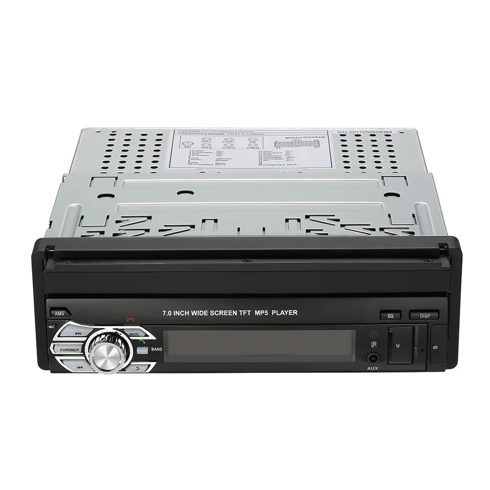 " 1 DIN BT Автомагнитола стерео MP5 плеер USB/SD/AUX/EQ/FM/TFT сенсорный экран
