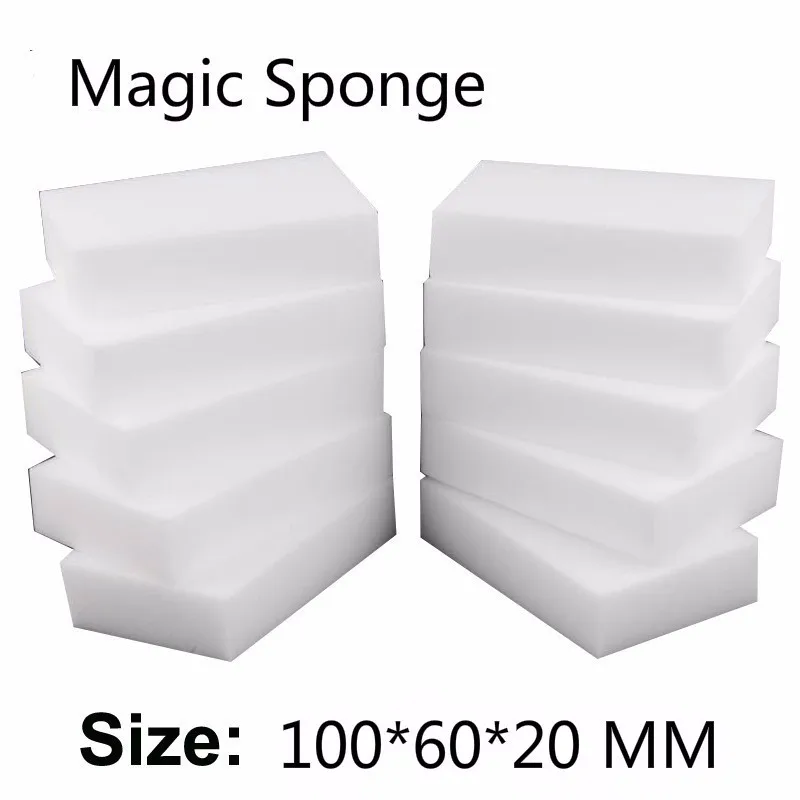 

10/20pc Sponge Eraser Kitchen duster wipes Home Clean Accessory Microfiber Dish Cleaning Melamine sponge nano wholesale 10*6*2cm